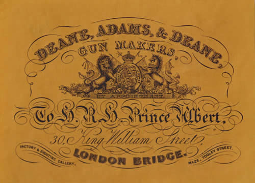 Deane Adams & Deane Trade Label Ref DADY02