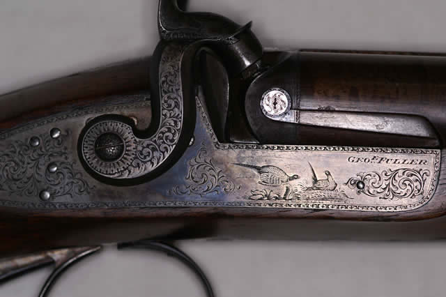 10 Bore Percussion Shotgun By George Fuller