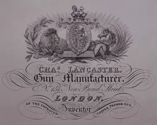 Charles Lancaster Trade Label  Ref CL01
